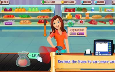 Supermarket Cash Register Sim [ВЗЛОМ: много денег] скриншот 6