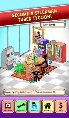 Stickman Tuber Tycoon - Tube Star Idle Clicker №6