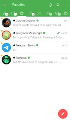 Telegraph screenshot №1