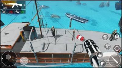 Navy Gunner Shoot War 3D / дельта война screenshot №3