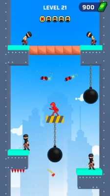 Web Master: Стикмен Супергерой screen 3