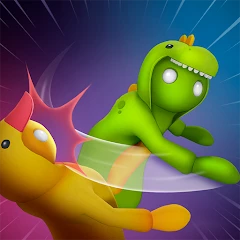 Gang Battle Party Animals 3D (ВЗЛОМ, Много денег)
