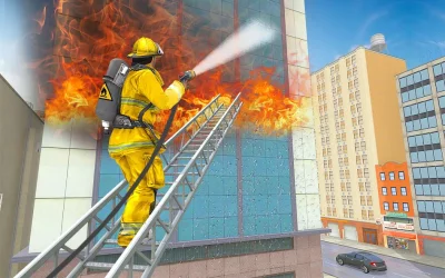 911 Rescue Fire Truck 3D Sim screenshot №6
