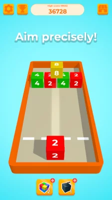Chain Cube: 2048 3D merge game screenshot №2