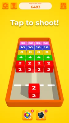 Chain Cube: 2048 3D merge game screenshot №3