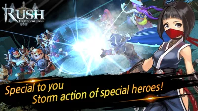 RUSH : Rise up special heroes screenshot №5