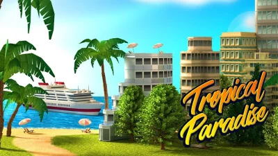 Tropic Paradise Sim: Town Buil screenshot №2